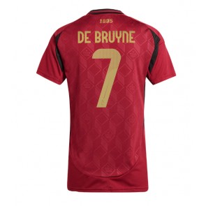 Belgija Kevin De Bruyne #7 Domaci Dres za Ženska EP 2024 Kratak Rukavima